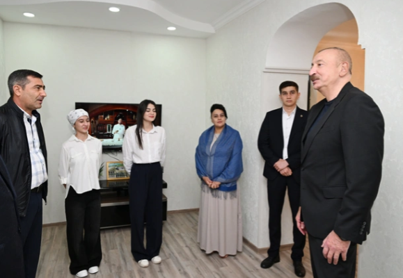 Prezident İlham Əliyev Xocavənd rayonunun Hadrut qəsəbəsində olub