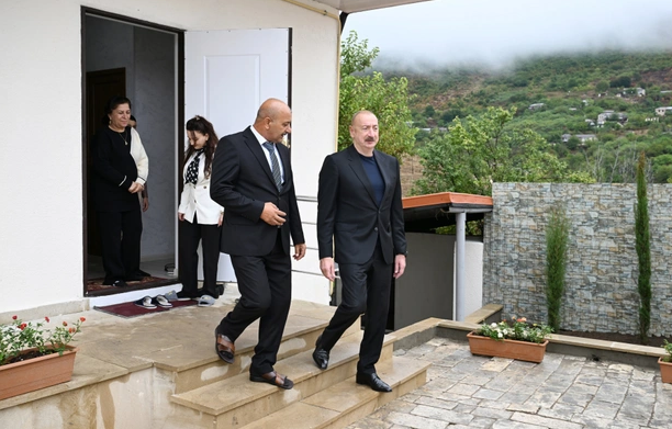 Prezident İlham Əliyev Xocavənd rayonunun Sos kəndində olub