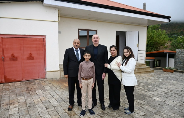 Prezident İlham Əliyev Xocavənd rayonunun Sos kəndində olub