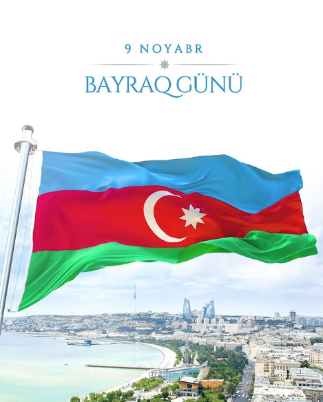 Alyona Əliyeva 9 Noyabr - Dövlət Bayrağı Günü münasibətilə paylaşım edib