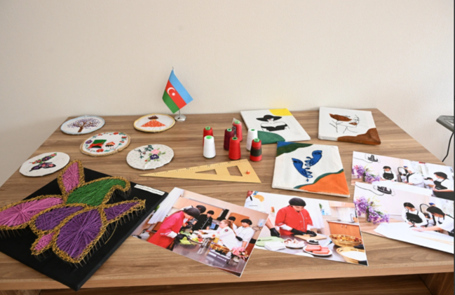 Leyla Əliyeva və Alyona Əliyeva Gəncədə STEAM mərkəzində və 37 nömrəli tam orta məktəbdə olublar