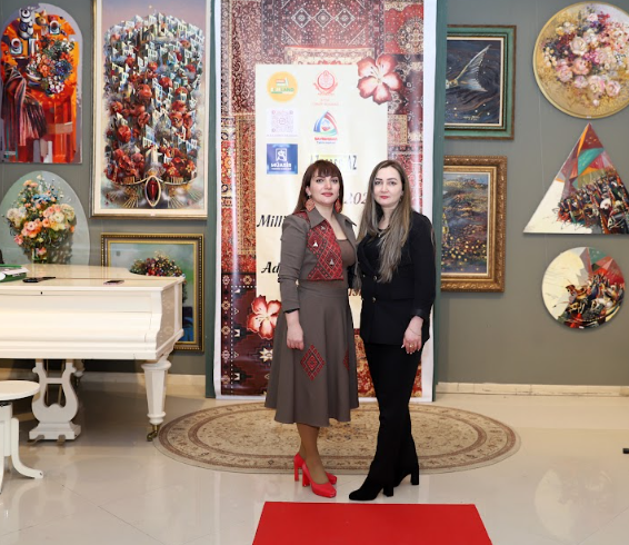Xətai Sənət Mərkəzində "Milli-mənəvi dəyərlərimiz" adlı incəsənət sərgisi keçirilib - FOTOLAR
