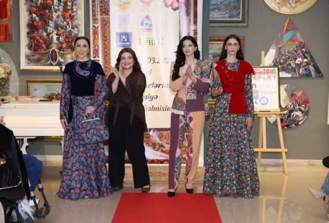 Xətai Sənət Mərkəzində "Milli-mənəvi dəyərlərimiz" adlı incəsənət sərgisi keçirilib - FOTOLAR