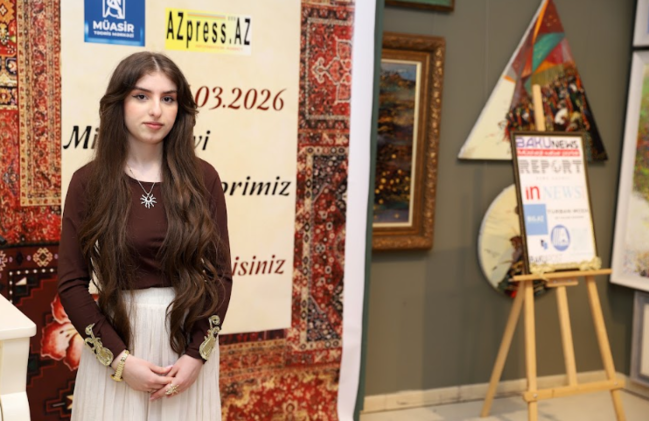 Xətai Sənət Mərkəzində "Milli-mənəvi dəyərlərimiz" adlı incəsənət sərgisi keçirilib - FOTOLAR