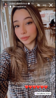 Bu da aparıcı Zümrüdün qızı Ləman - YENİ FOTO