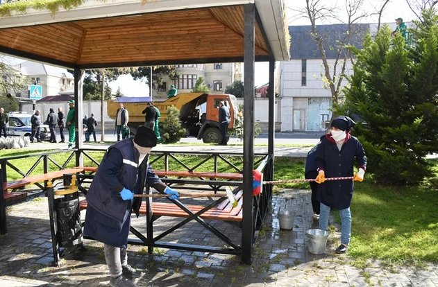 Bakıda yaz mövsümü ilə əlaqədar genişmiqyaslı daxili iməcilik keçirilib - FOTO