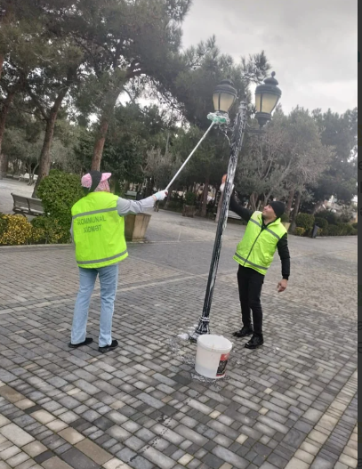 Bakıda yaz mövsümü ilə əlaqədar genişmiqyaslı daxili iməcilik keçirilib - FOTO