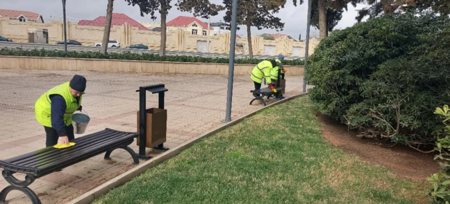 Bakıda yaz mövsümü ilə əlaqədar genişmiqyaslı daxili iməcilik keçirilib - FOTO