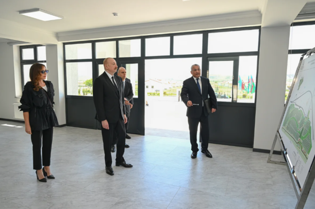 İlham Əliyev Cəbrayıl rayonunun Şükürbəyli kəndinin açılışında iştirak edib - FOTO - VİDEO