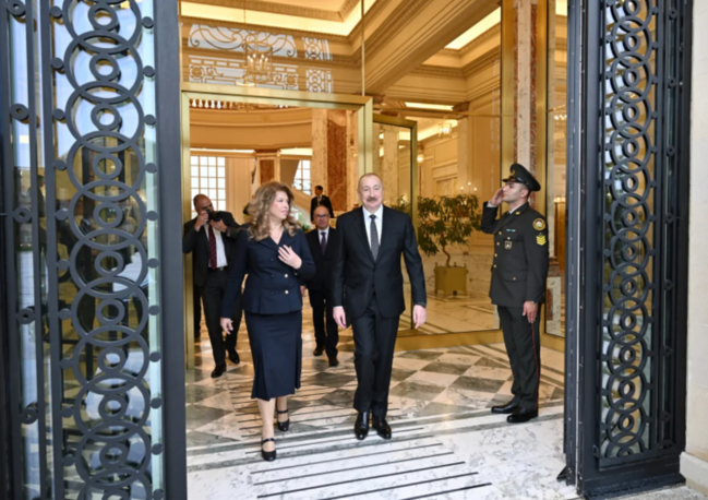 Prezident İlham Əliyev Bolqarıstan Prezidenti İliyana Yotova ilə görüşüb
