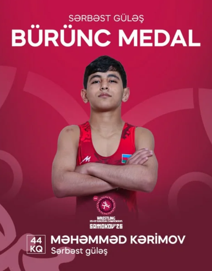 Azərbaycan güləşçisi Avropa çempionu oldu - FOTO