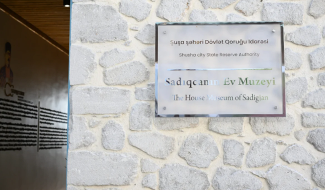 Şuşada "Sadıqcanın evi"nin bərpadan sonra açılışı olub - FOTO