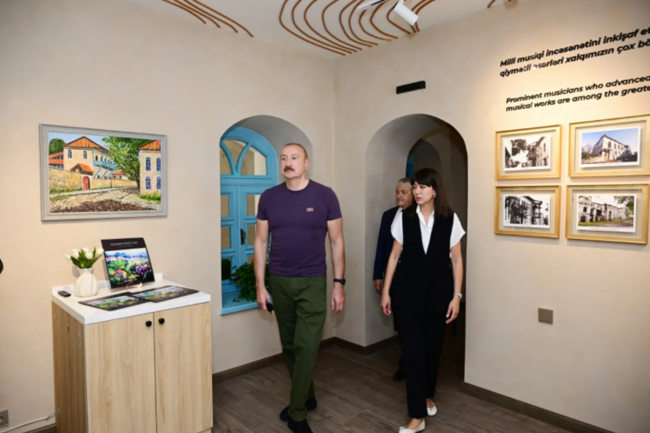 Şuşada "Sadıqcanın evi"nin bərpadan sonra açılışı olub - FOTO