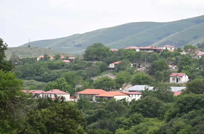 İlham Əliyev Xocavənd rayonunun Quzeyxırman kəndində olub - FOTO