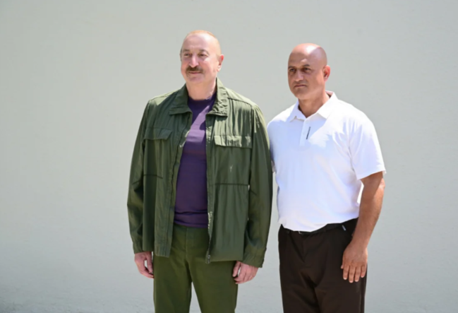İlham Əliyev Xocavənd rayonunun Quzeyxırman kəndində olub - FOTO