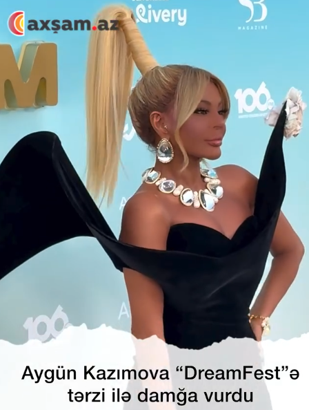 Aygün Kazımova "DreamFest"ə tərzi ilə DAMĞA VURDU - FOTOLAR