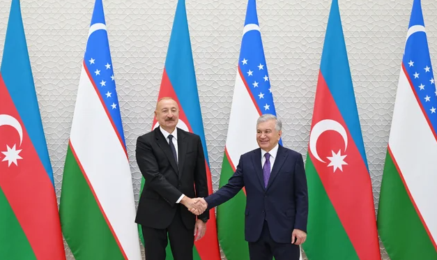 Daşkənddə Prezident İlham Əliyevin rəsmi qarşılanma mərasimi olub - FOTO