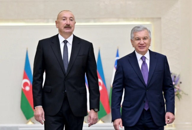 Daşkənddə Prezident İlham Əliyevin rəsmi qarşılanma mərasimi olub - FOTO