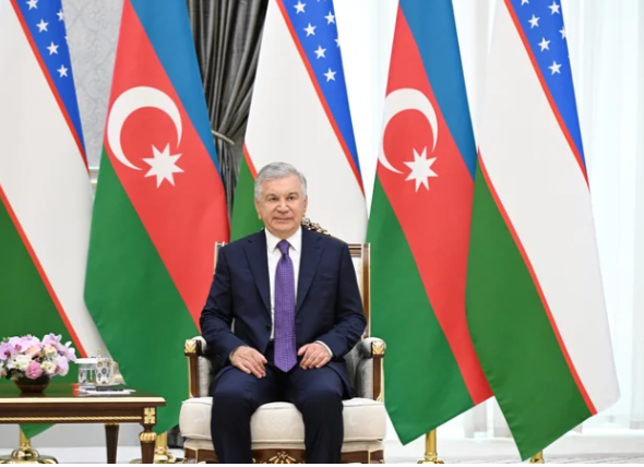 Daşkənddə İlham Əliyevin Şavkat Mirziyoyev ilə təkbətək görüşü olub - FOTO