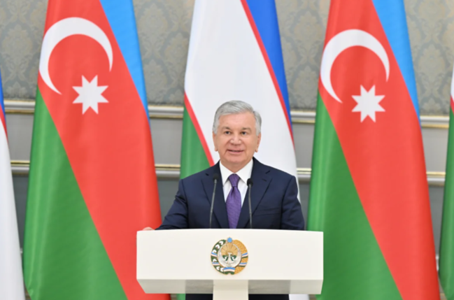 Daşkənddə Azərbaycan və Özbəkistan prezidentlərinin təltifolunma mərasimi keçirilib - FOTO