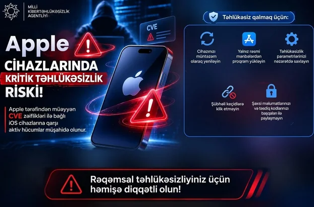 Azərbaycanda "Apple" istifadəçilərinin hesabları KÜTLƏVİ ŞƏKİLDƏ ƏLƏ KEÇİRİLİR
