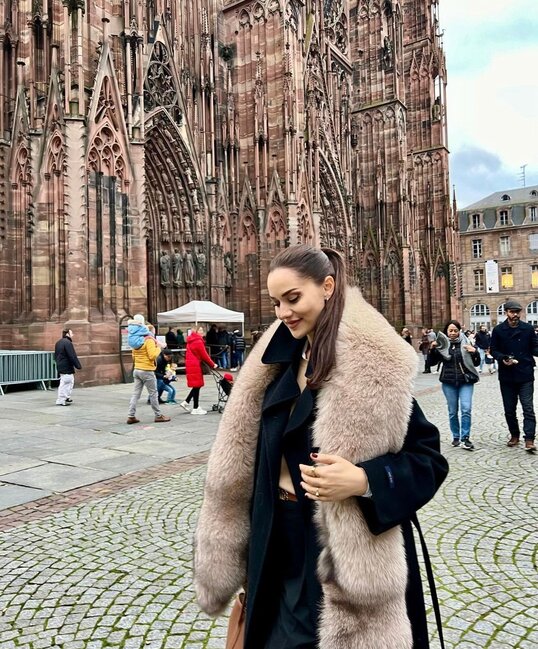 Fahriye Evcen və Burak Özçivit Strasburqda - FOTOLAR