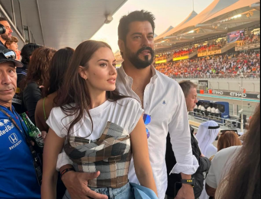 Fahriye Evcen və Burak Özçivit Formula 1 izləmək üçün Əbu-Dabiyə gedib - FOTOLAR