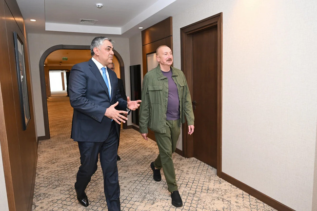 Prezident İlham Əliyev "Xankəndi" hotelinin açılışında iştirak edib