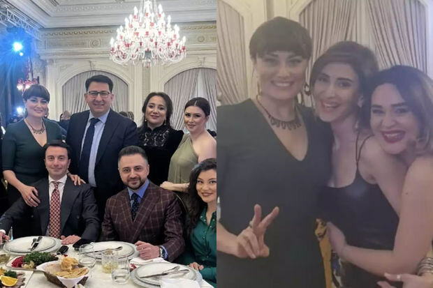 Aparıcı Alidə Mustafayeva ilə icra başçısı Seymur Orucovun toyundan görüntülər - FOTO/VİDEO