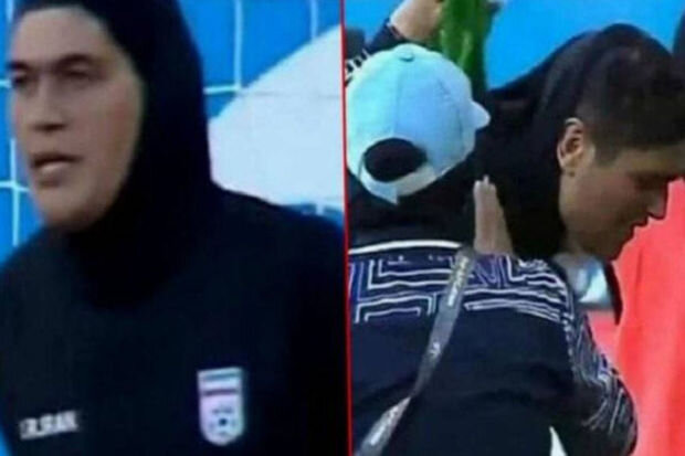 İran xalqı kişi olduğu iddia edilən qadın qapıçıya dəstək verdi