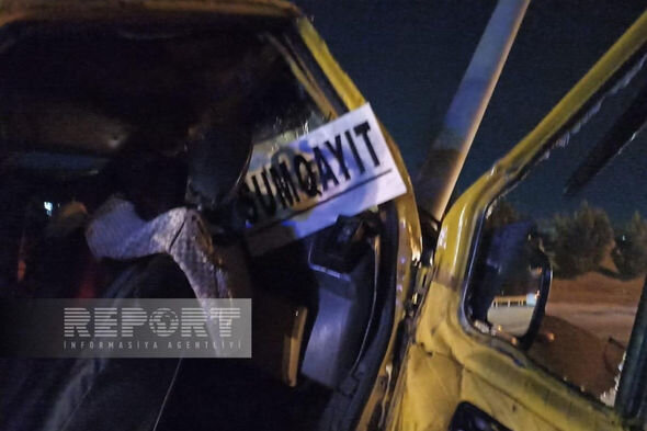 Bakı-Sumqayıt yolundakı ağır qəzada iki nəfər ölüb - FOTO/VİDEO