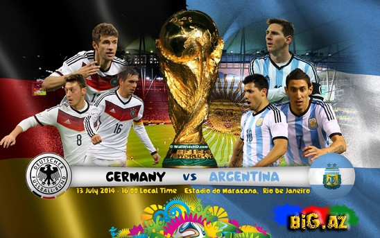 Almaniya - Argentina: ücüncü dəfə finalda