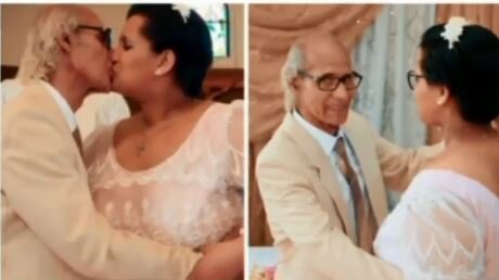 ŞOK OLAY: 29 yaşlı tələbə 80 yaşlı kişi ilə EVLƏNDİ- FOTO
