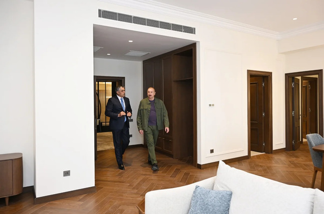 Prezident İlham Əliyev "Xankəndi" hotelinin açılışında iştirak edib