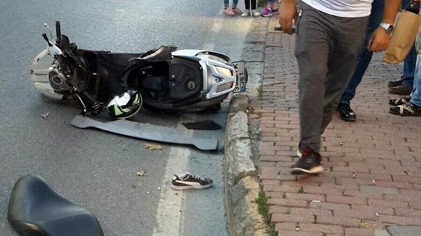 Ərəb turist skuterin altında qalıb yaralandı - Novxanıda