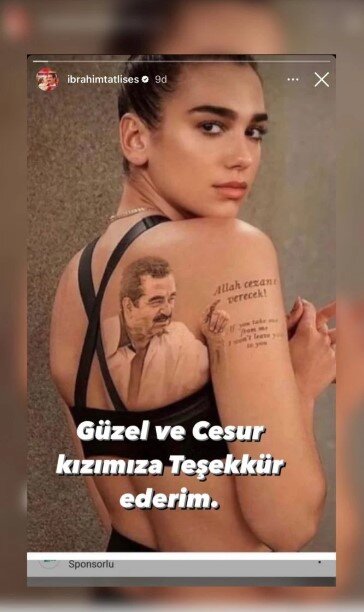 Tatlısəs Dua Lipanın fotosunun gerçək olduğunu düşündü - FOTO