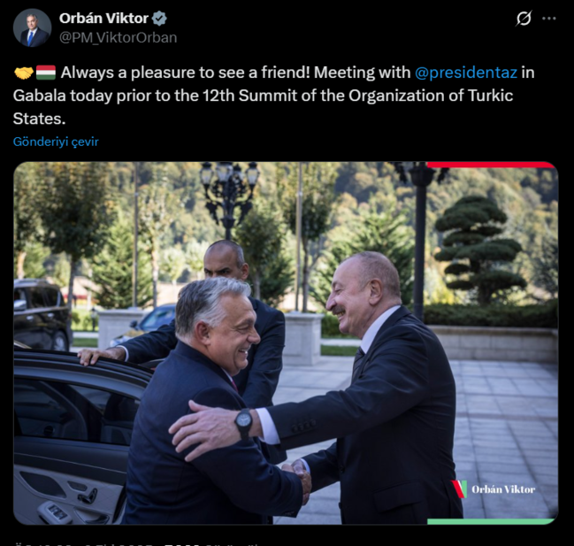 "Dost görmək həmişə xoşdur"