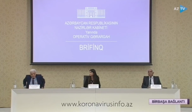 Operativ Qərargahın növbəti brifinqi - VIDEO