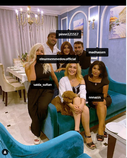 Nura Səidə və Elnurla bir arada - FOTO