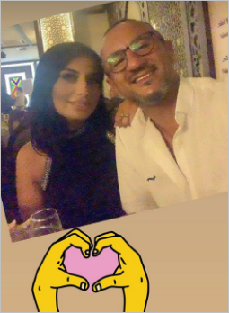 Anar Mədətovun vizajist xanımı Samirə ilə YENİ FOTOSU