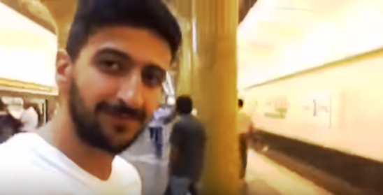 Abbas 15 ildən sonra metroda - VİDEO