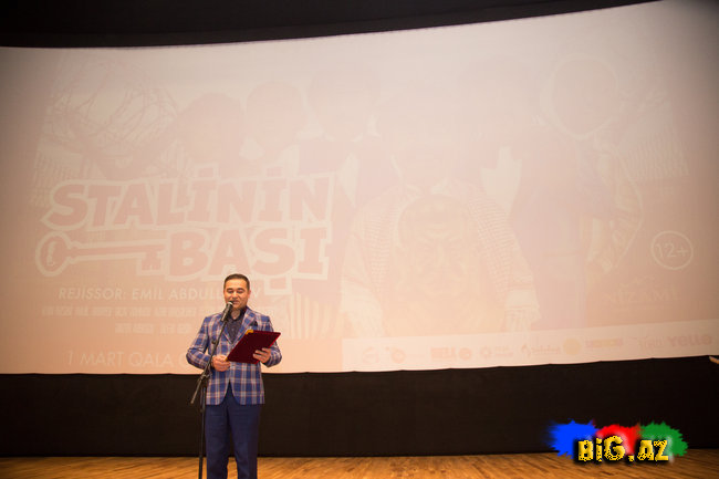 "Stalinin başı" filminin qalasına məşhurlar axışdı - FOTOLAR