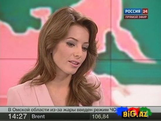 Rusiya televiziyasının gözəlçələri - FOTO