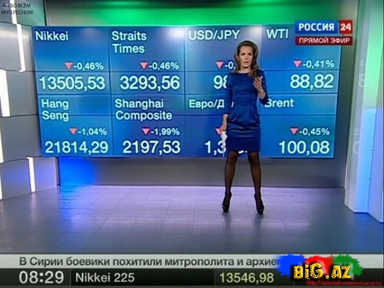 Rusiya televiziyasının gözəlçələri - FOTO
