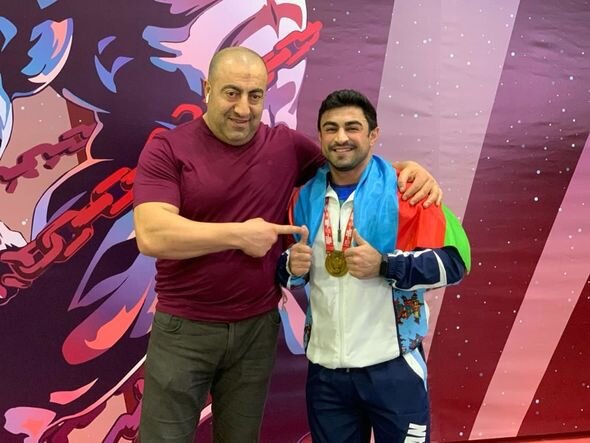 Azərbaycanlı idmançı Moskvada dünya rekordu qırıb çempion oldu - FOTO