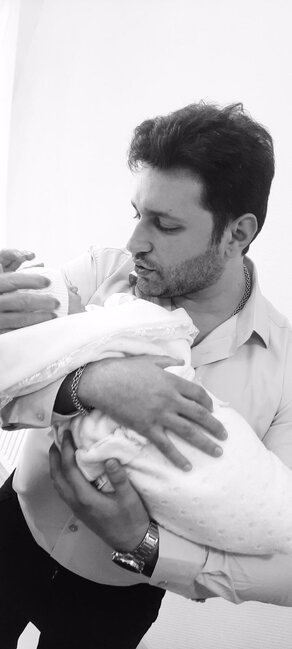 Vətən müharibəsi qazisinin övladı dünyaya gəldi - FOTO