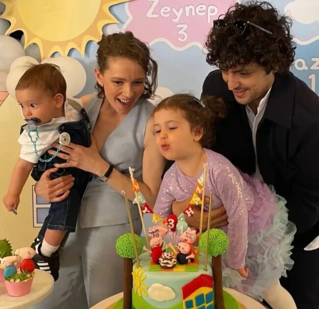 Taner Ölmez qızı Zeynəbin ad gününü qeyd edib