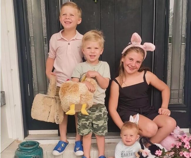 "Yaprak Dökümü"nün Oğuzu uşaqları ilə Pasxa bayramını qeyd etdi - FOTOLAR
