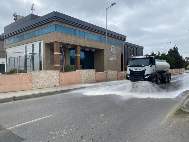 Bu gün paytaxtın 555 küçəsi yuyuldu