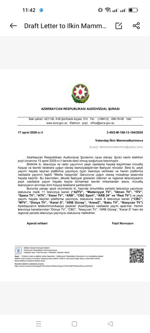 BİG.AZ-ın yazısına Audiovizual Şuradan REAKSİYA